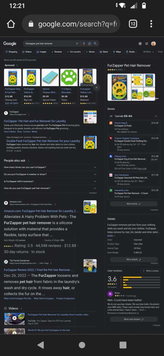 furzappers For WASHER or DRYER