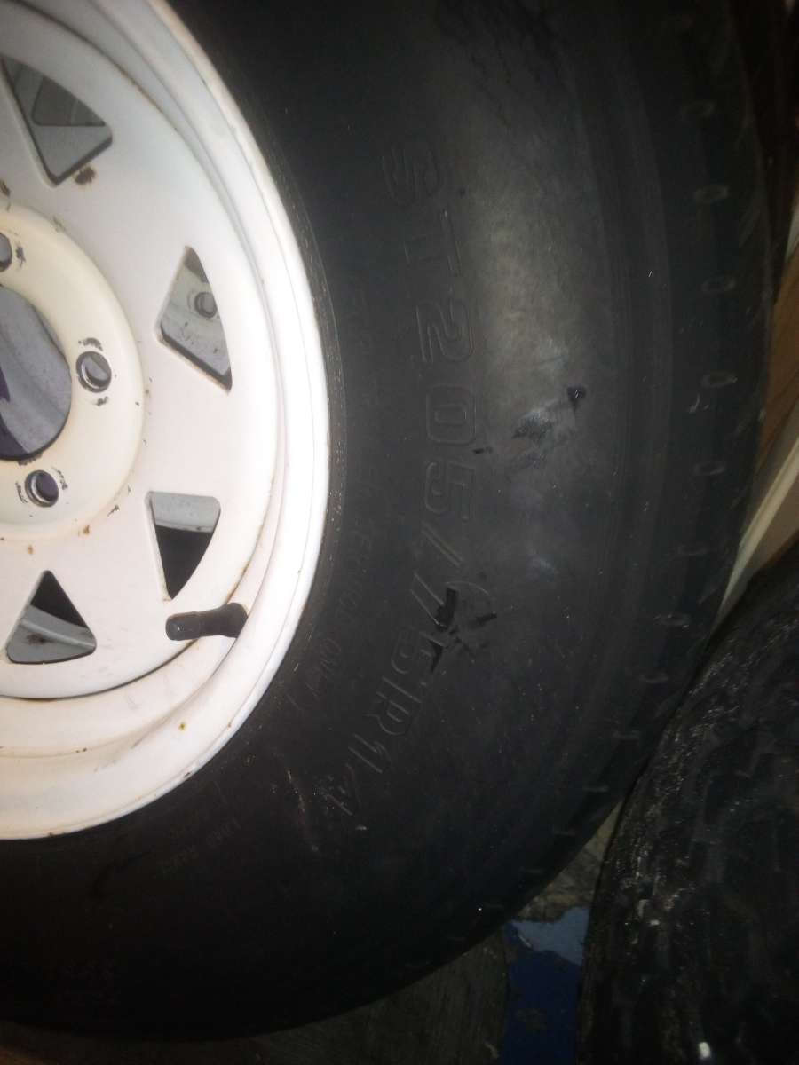 tires for either camper or trailer 205 75 R14