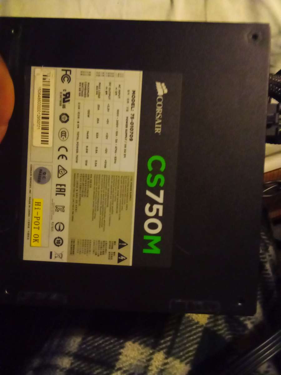 CORSAIR COMPUTER POWER SUPPLYS CS750M SERIES