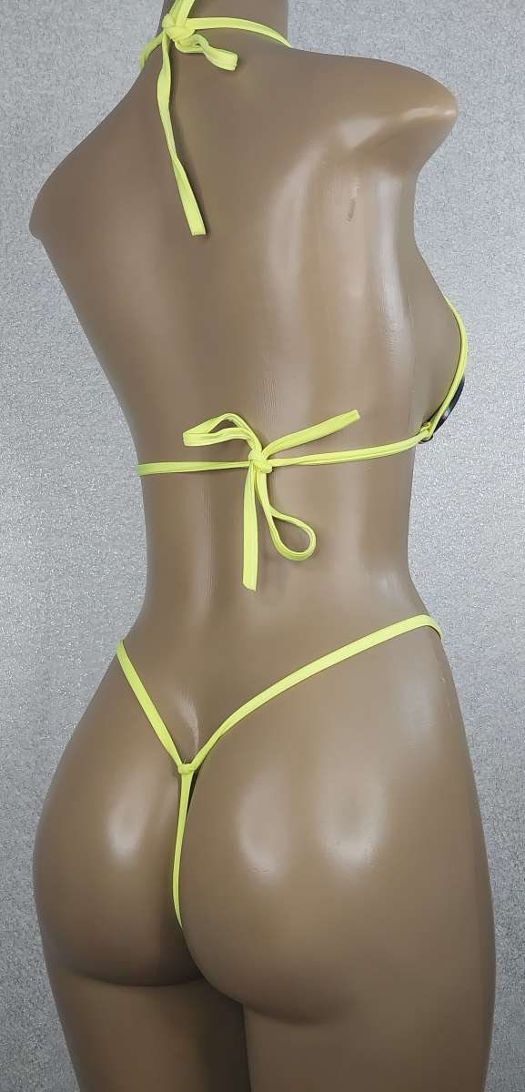 Custom Made Exotic  Bikini  with Skirt