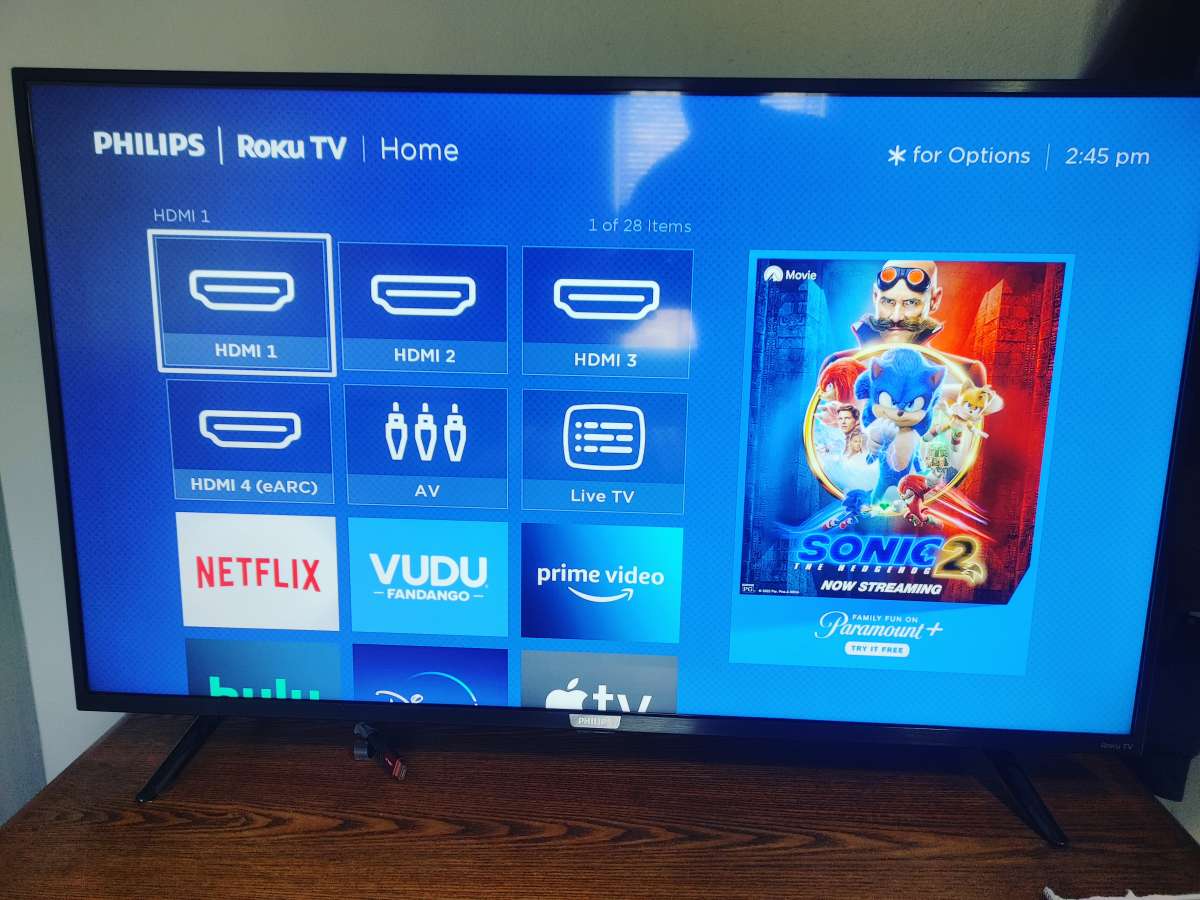 Phillips 43 inch 4k Smart TV