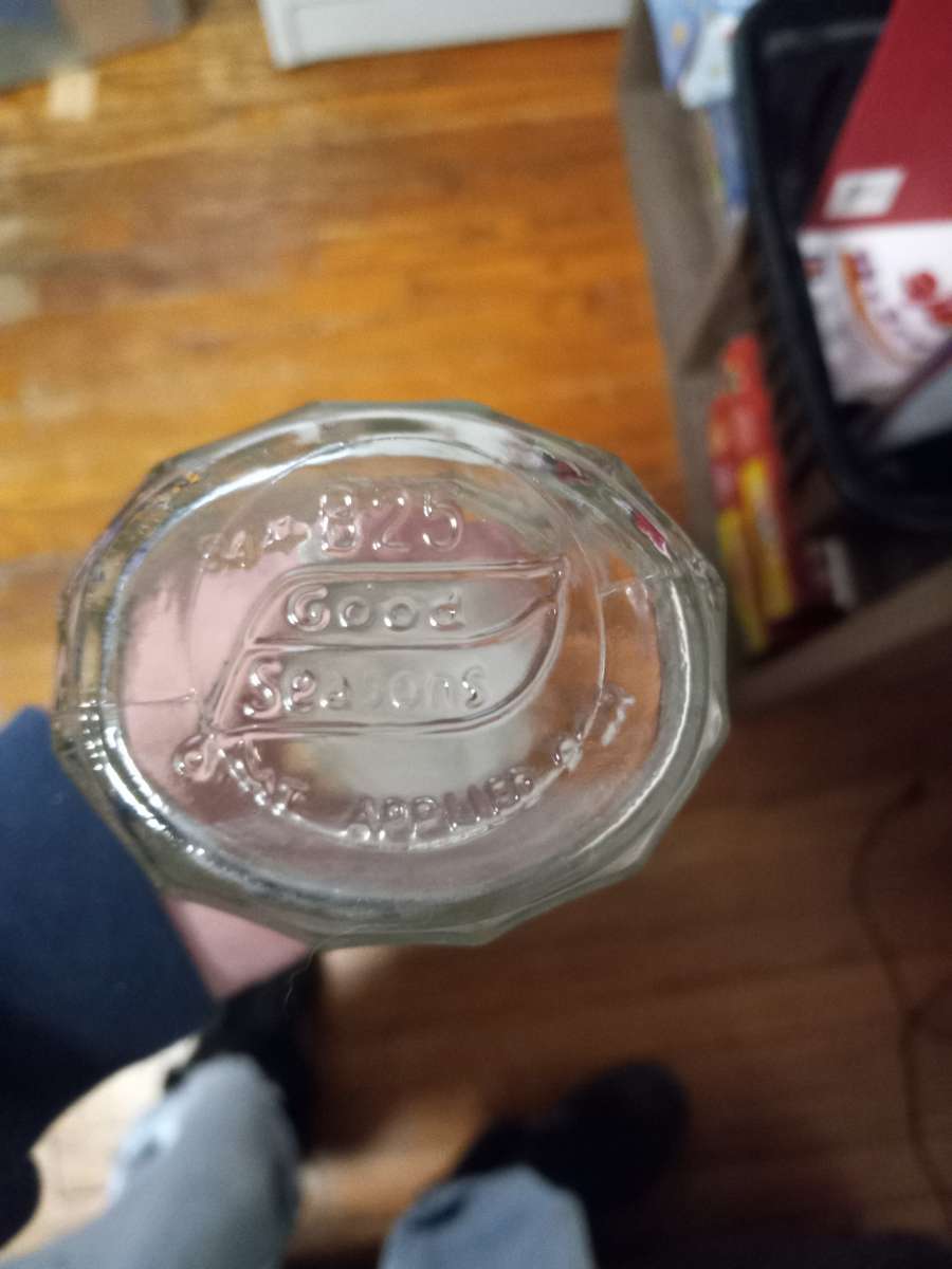 Vintage Good Seasons glass cruet salad dressing oil shaker