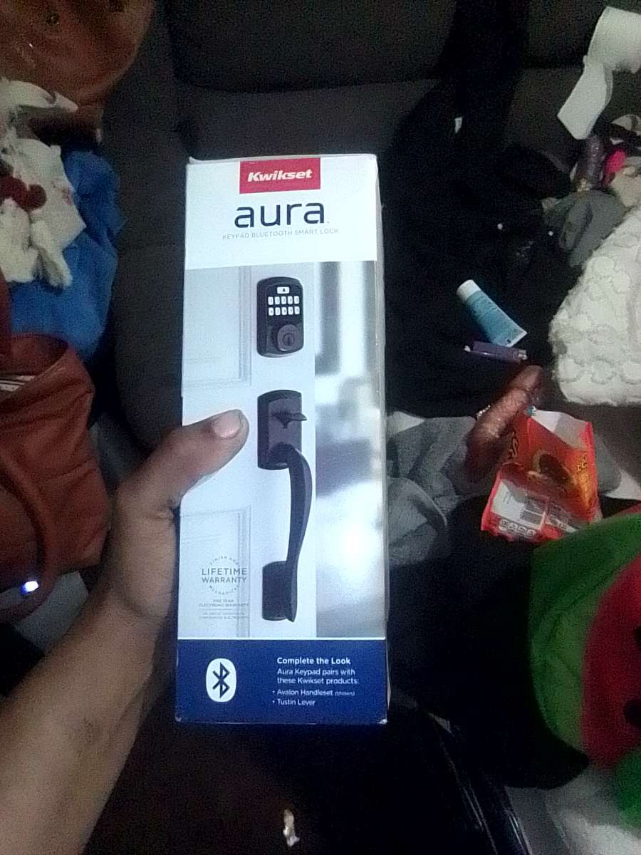 aura key pad Bluetooth smart  lock