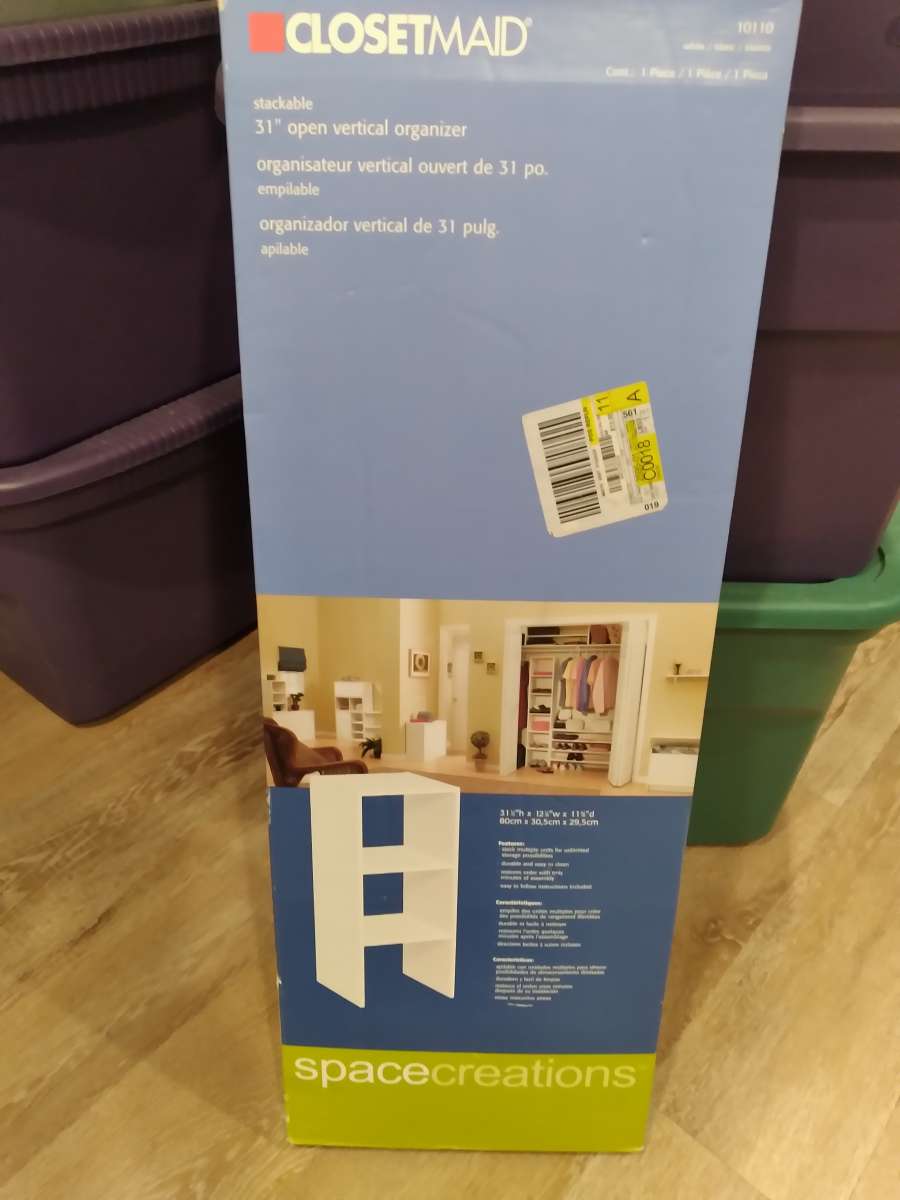 closetmaid stackable organizer