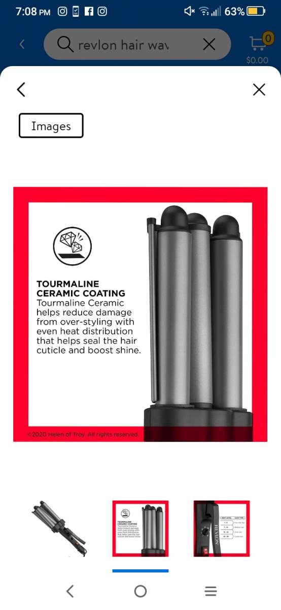 REVLON 3 Barrel  Hair Waver