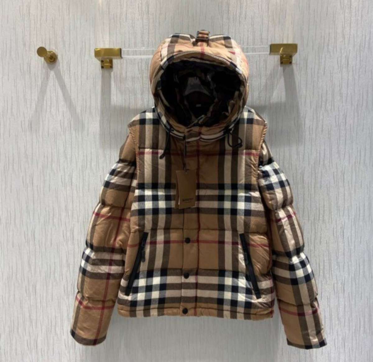 Burberry puff coat