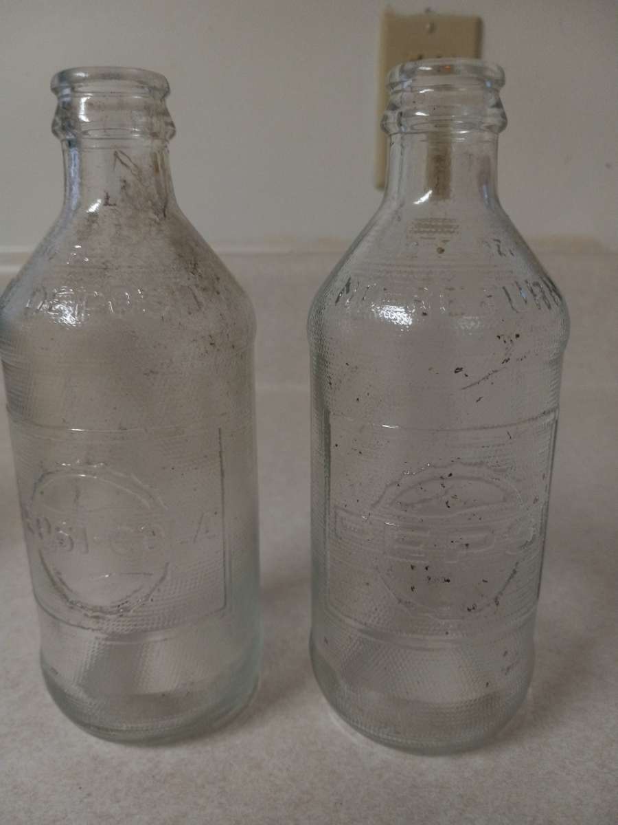 vintage pepsi cola bottles