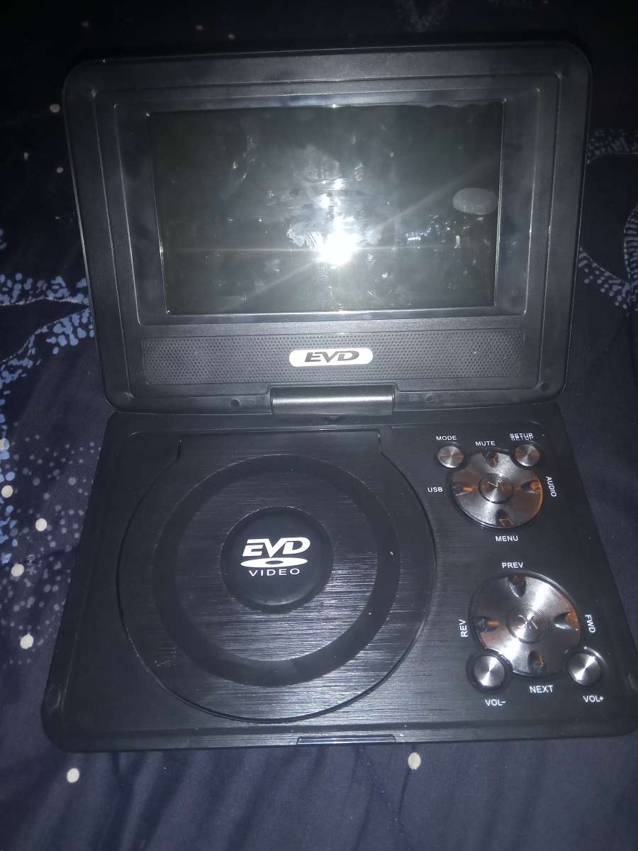 A portable dvd and cd player