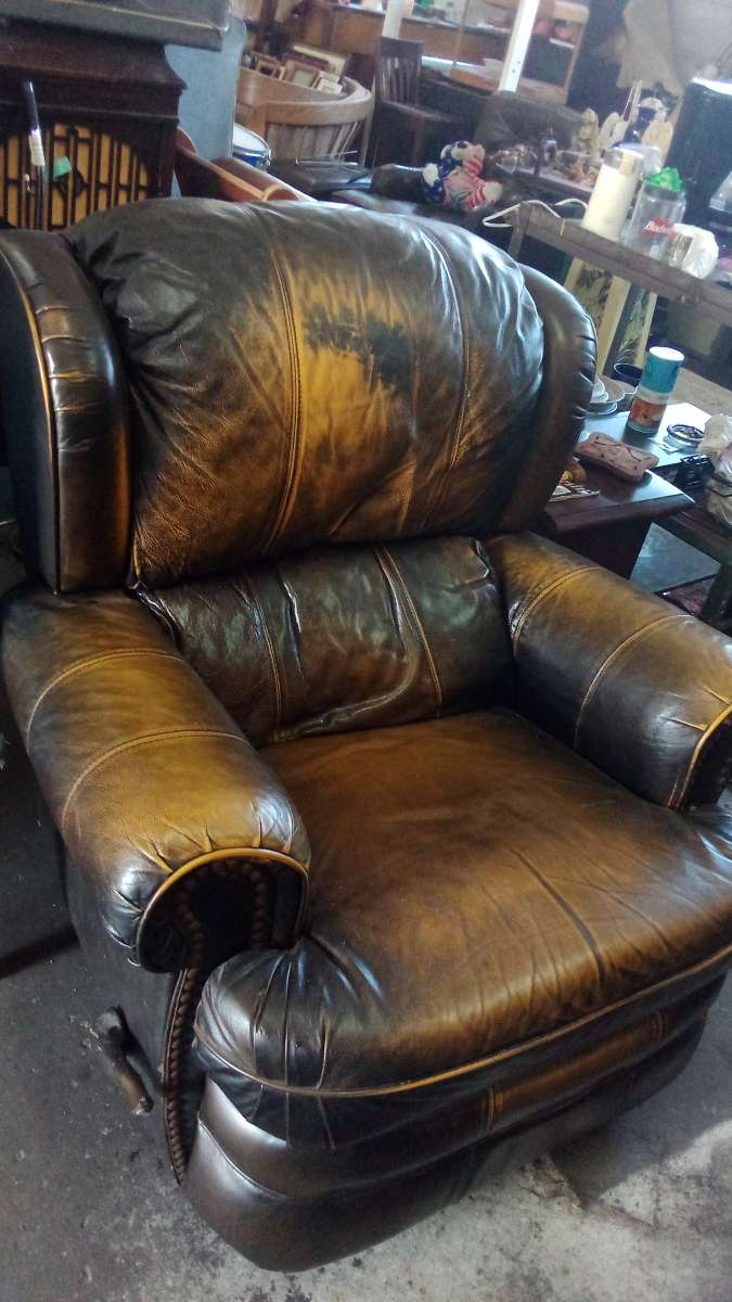 leather recliner