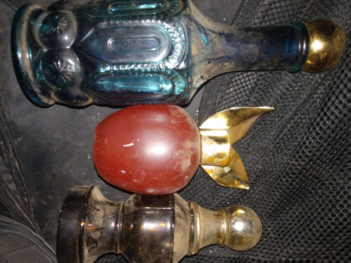 3 vintage avon bottles of perfume