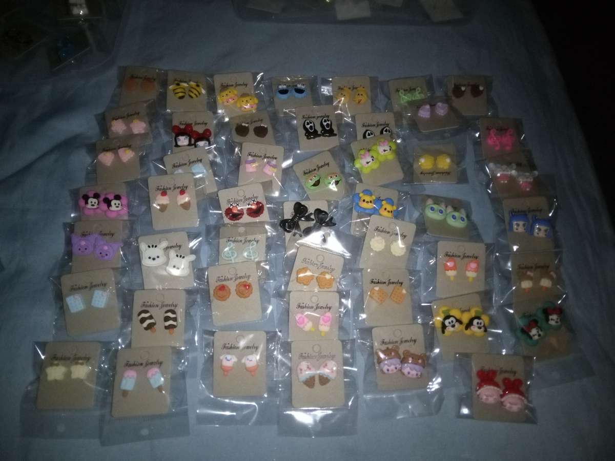 Handmade character earrings 2 dollars each