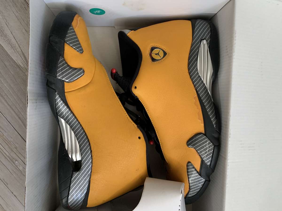 Jordan 14s Ferrari yellow