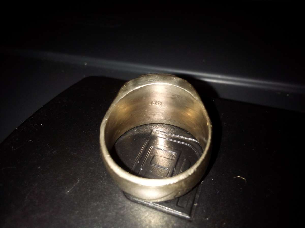 15g mens 18k stamped gold ring