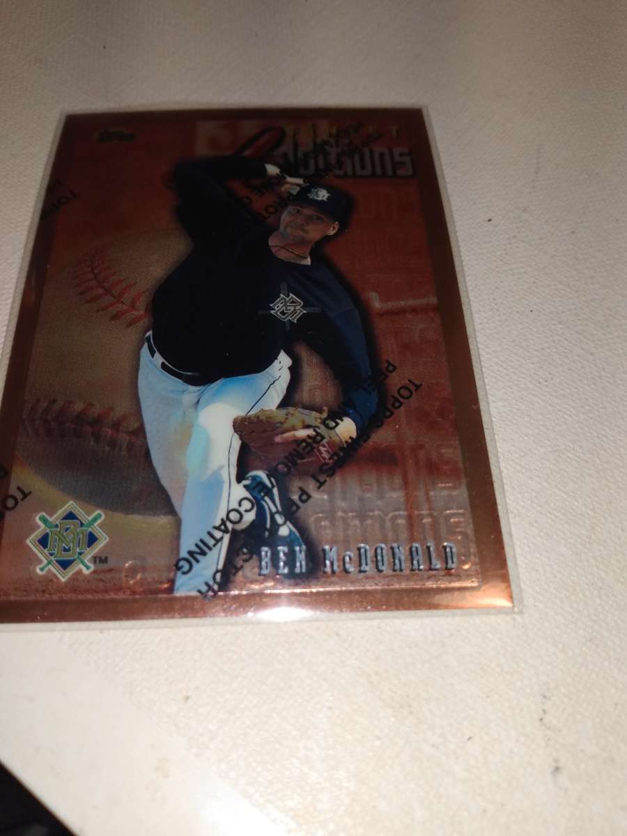 1996 Topps finest edition Ben McDonald