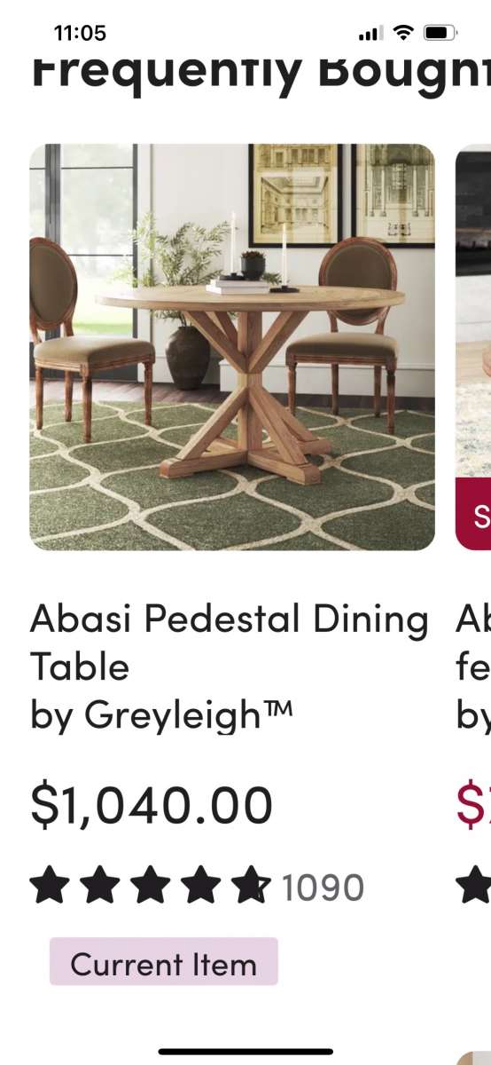 Brand new in box beautiful rustic solid wood dining table