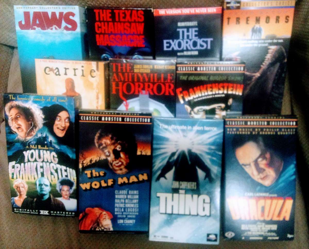 VHS Classic Horror Films