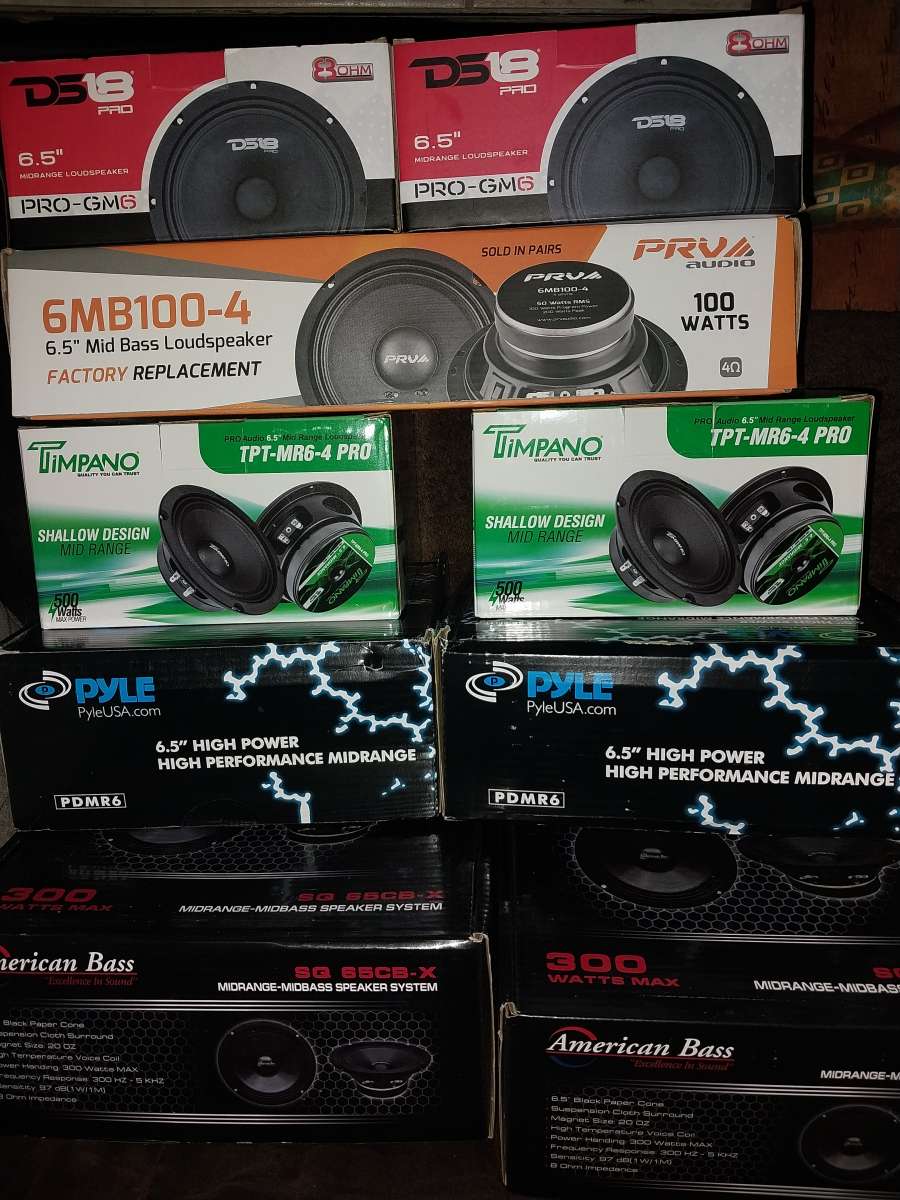 New Pairs of 6in Loudspeakers