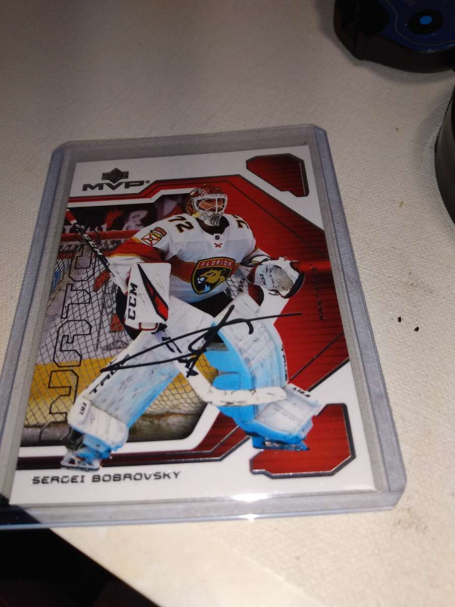 a project MVP hockey 2022 Sergei Bobrovsky