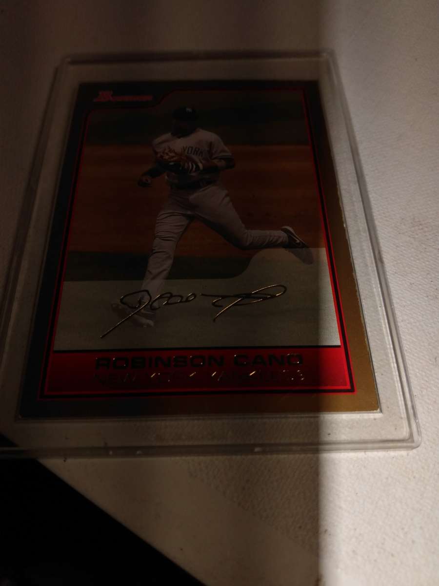 Bowman 2006 Robinson cano autograph
