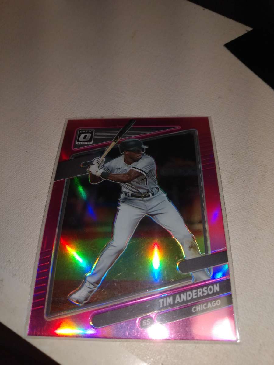 2021 Panini optic pink border Tim Anderson