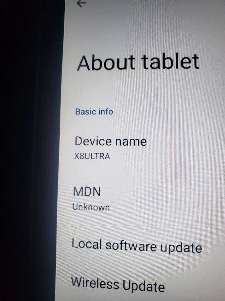 X8 Ultra Tablet with TMobile service