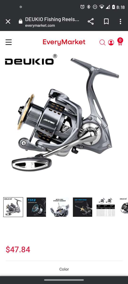 deukio da2000 reel with case