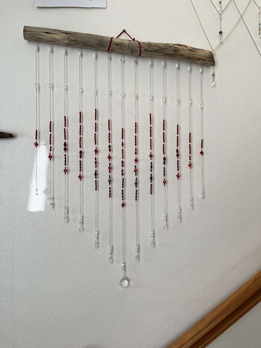 suncatchers and wall hangings crystal and glass beads