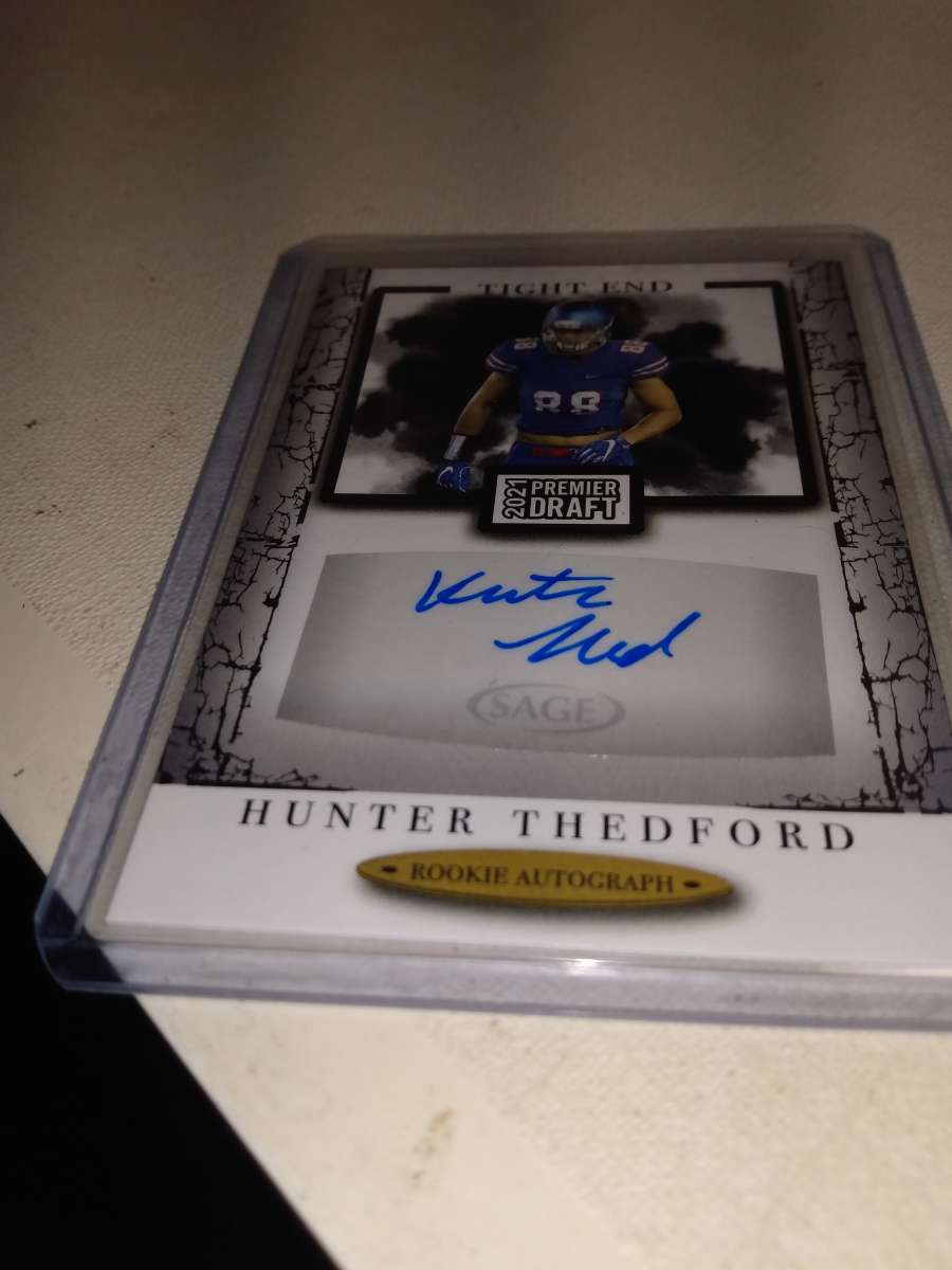 2021 premier draft Hunter thetford rookie autograph