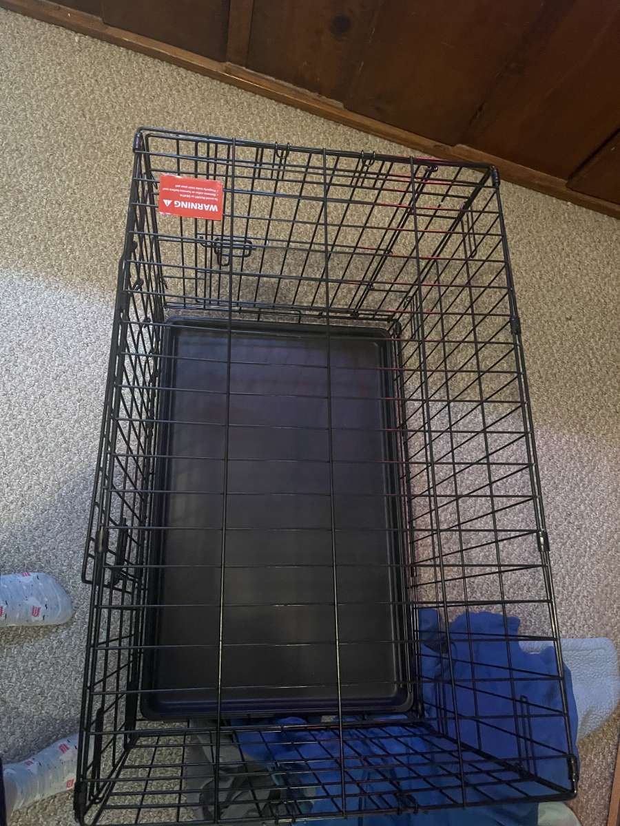 medium size doggie crate double door