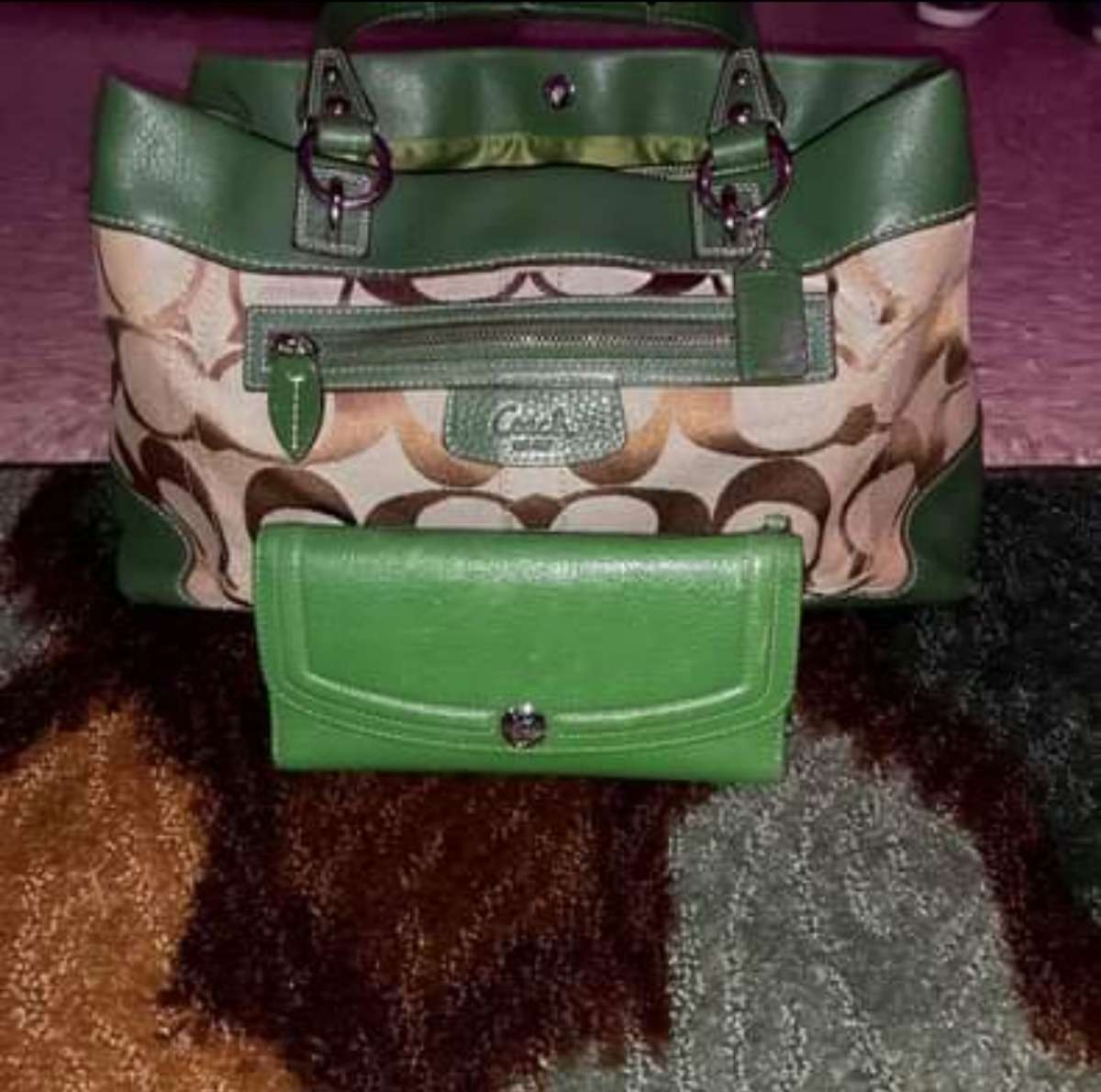 coach purse and wallet