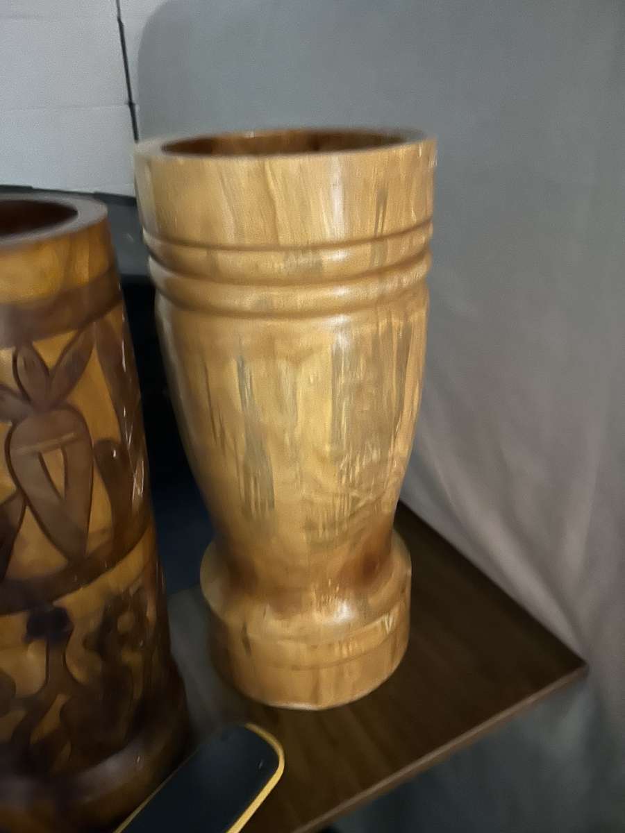 3 sets of wooden planters