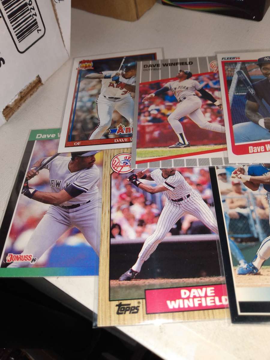 six card lot Dave Winfield Hall of famer