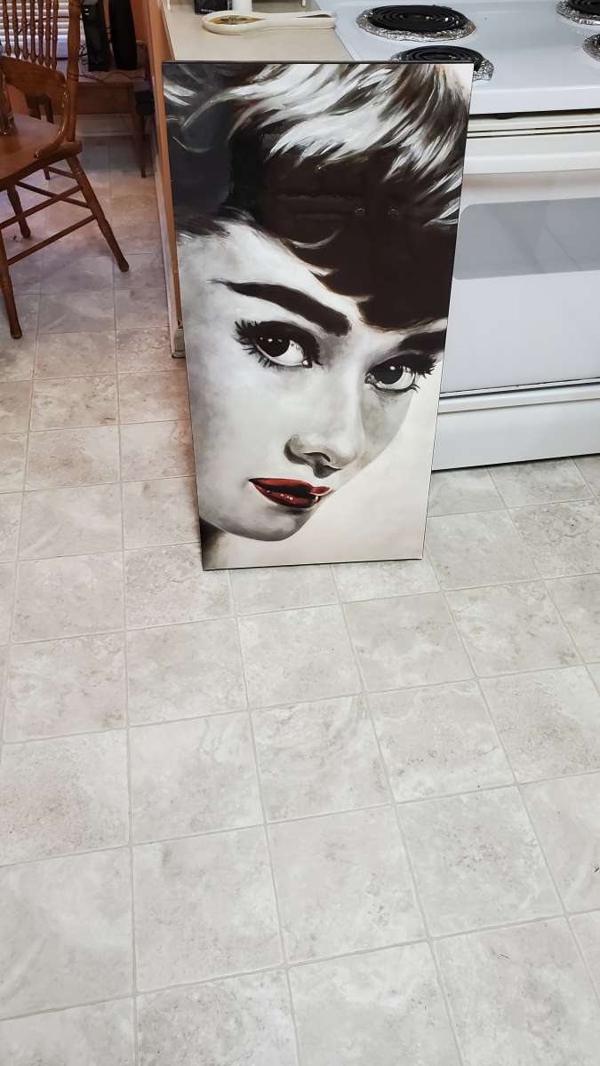 Audrey hepburn hanging wall art