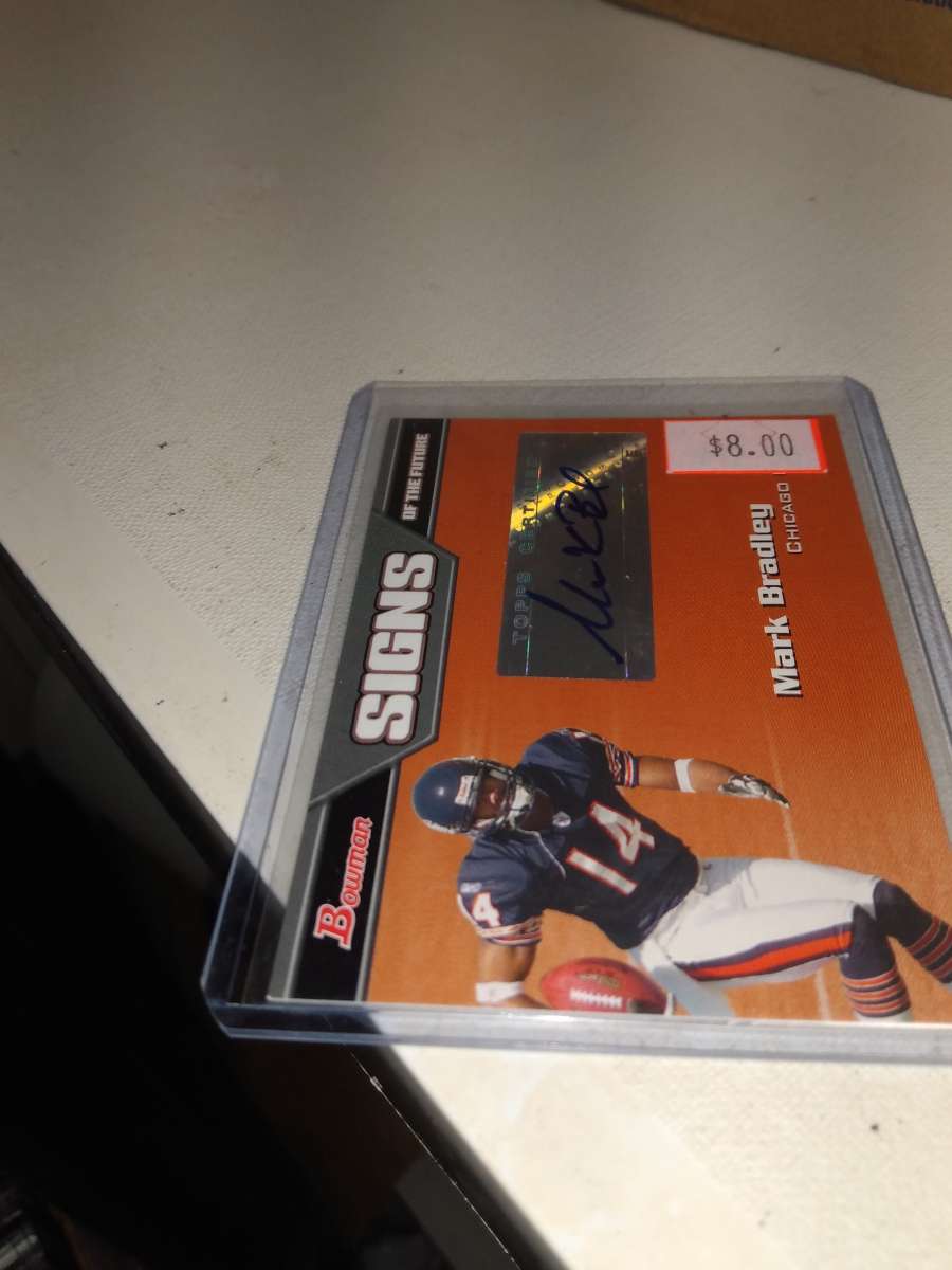 2005 Bowman signs of the future Mark Bradley autograph