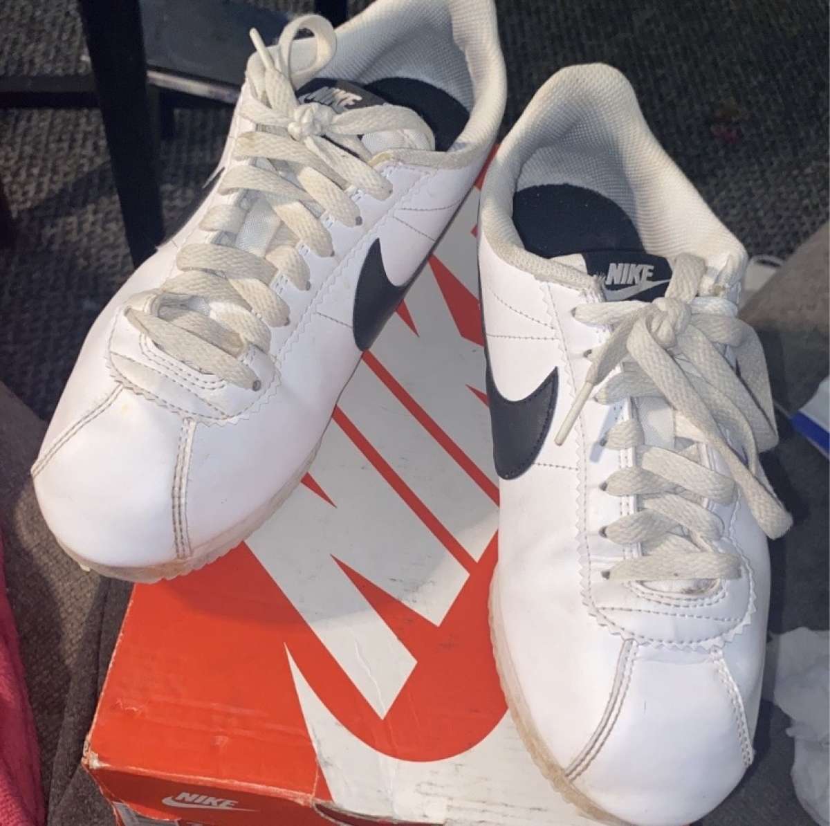 Size 7 and half used Nike Womens Classic Cortez Leathershoes