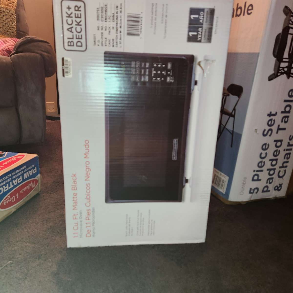 black and decker microwave