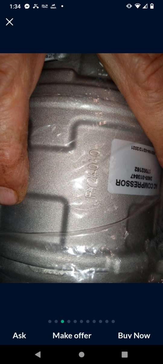 AC compressor for 2002 Dodge intrepid