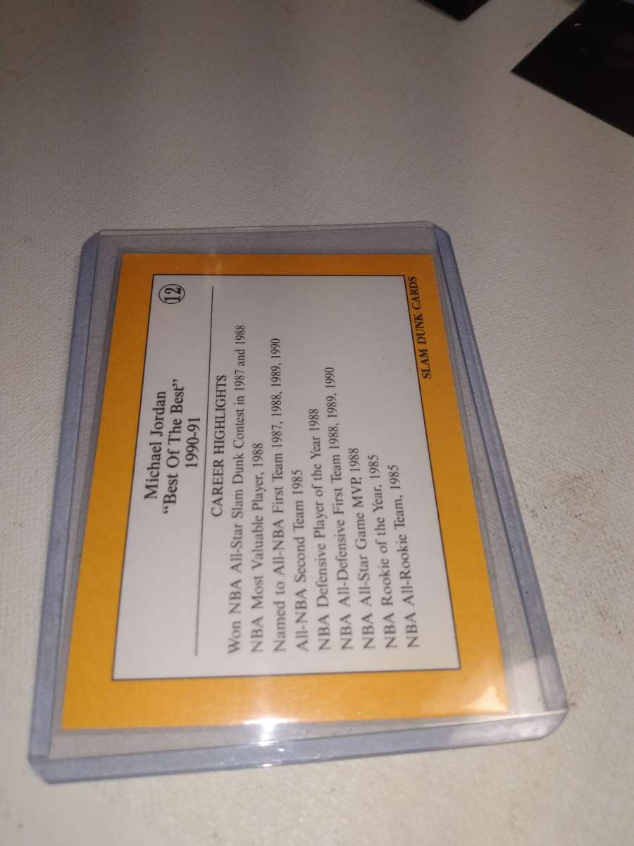 1991 1992 Michael Jordan slamming