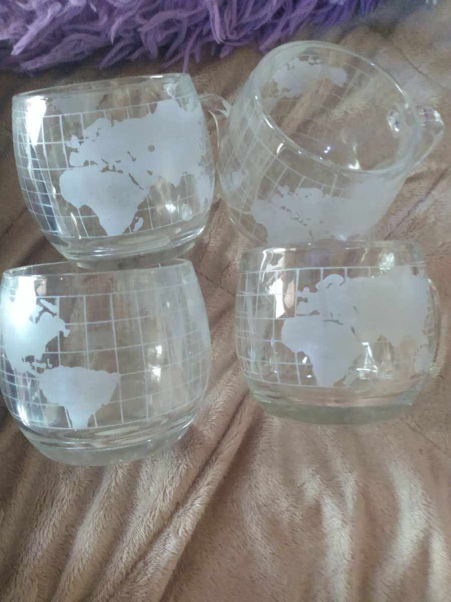 A old Antique set of Glasses before the continets split up