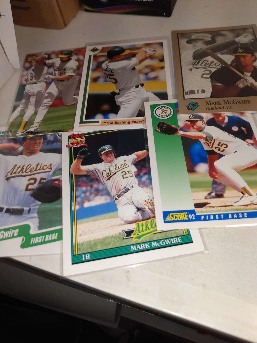 six card lot Mark McGwire