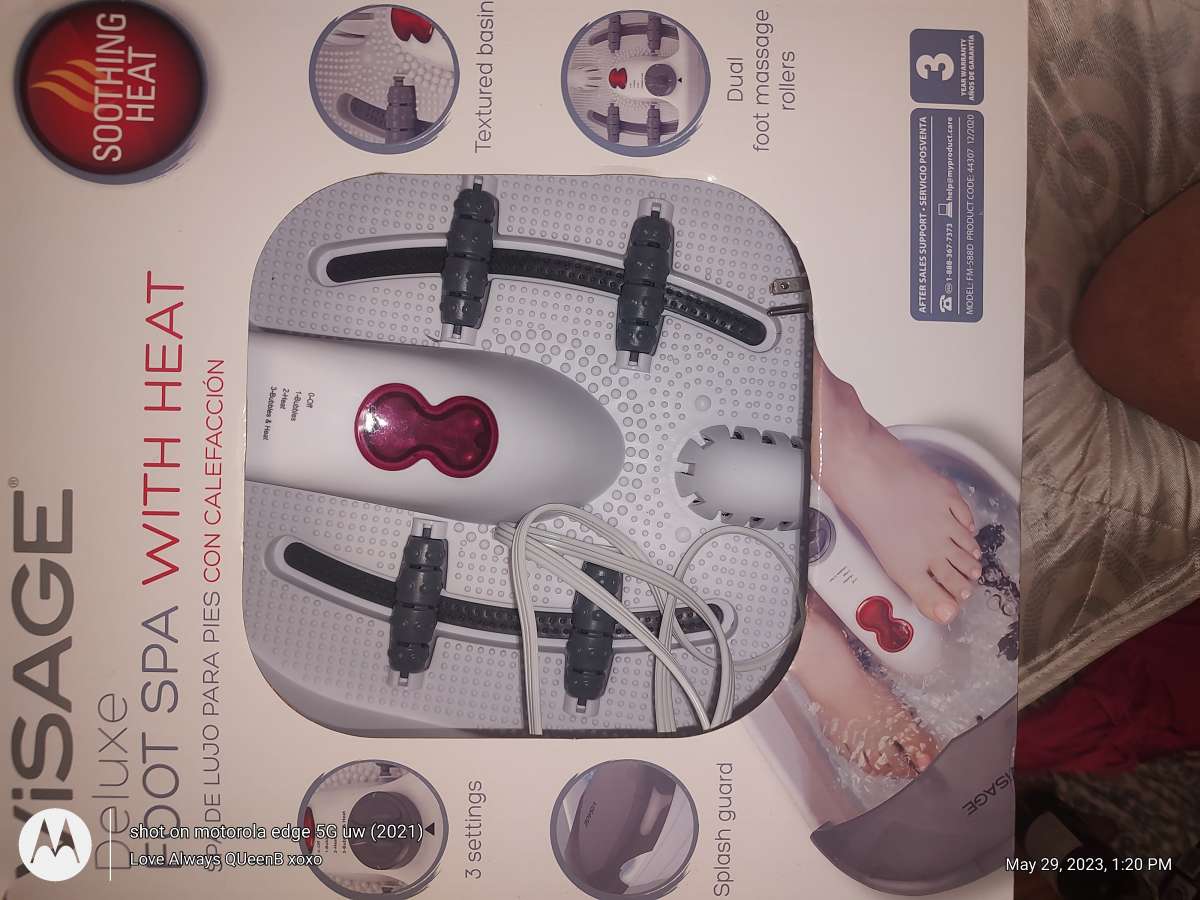 brand new heated foot massage spa