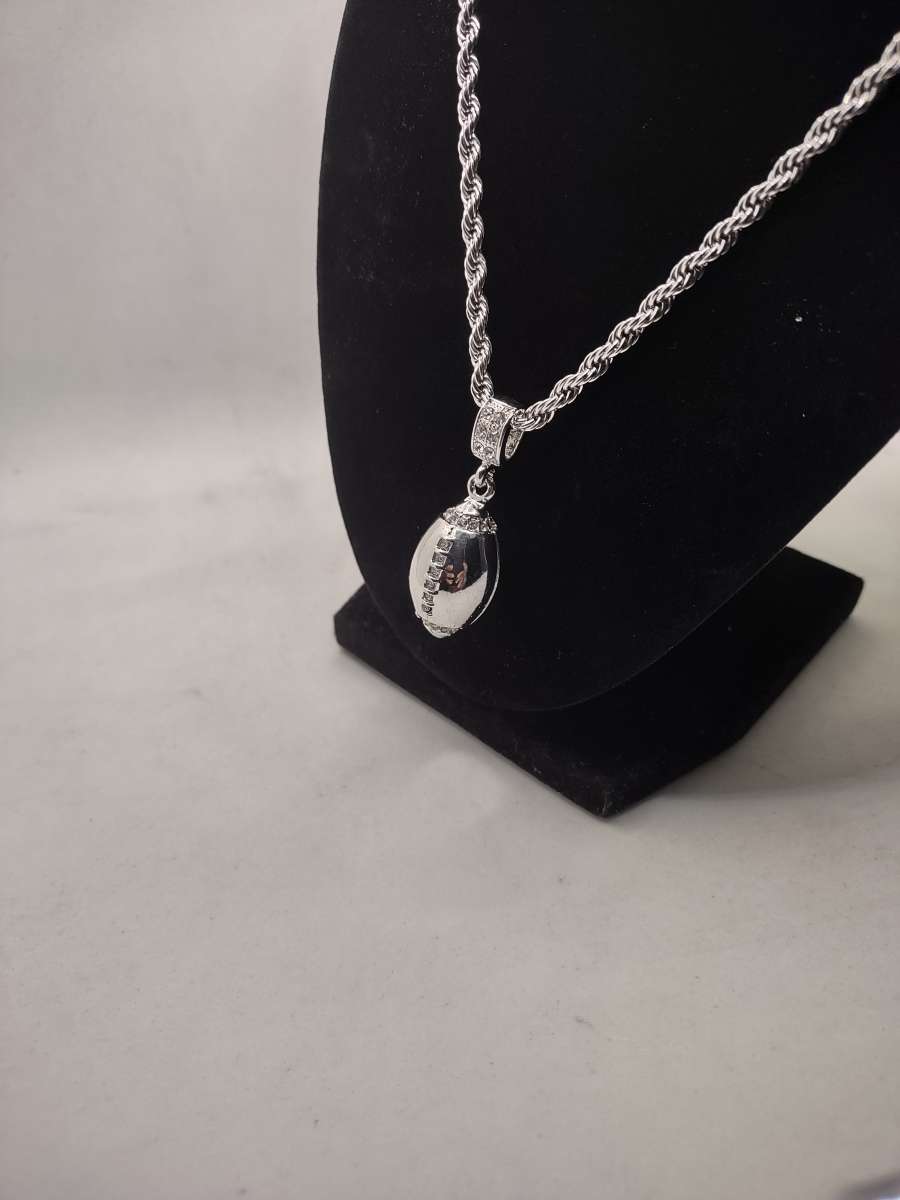 All American football necklace