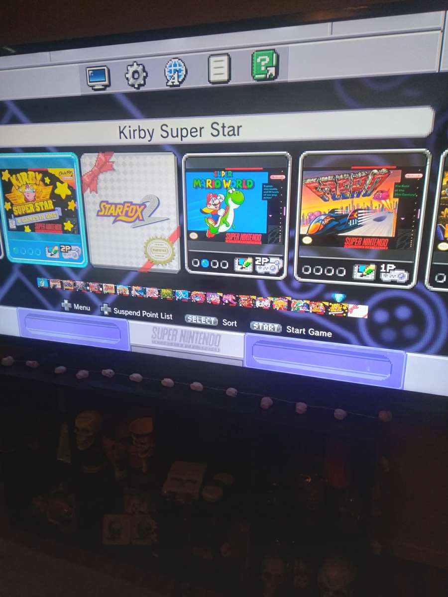 mini super nintendo with pre loaded games