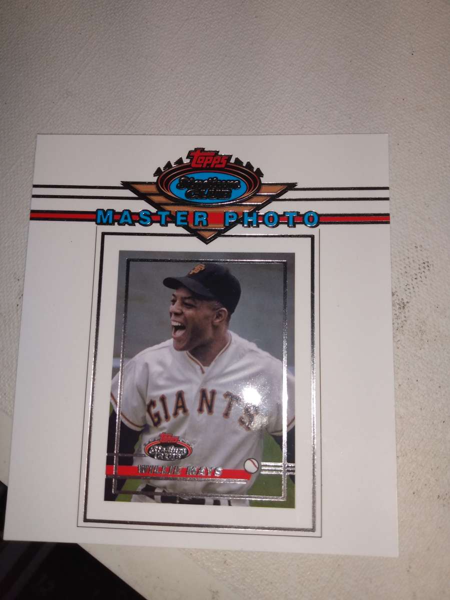 2021 stadium club Master photo Willie Mays