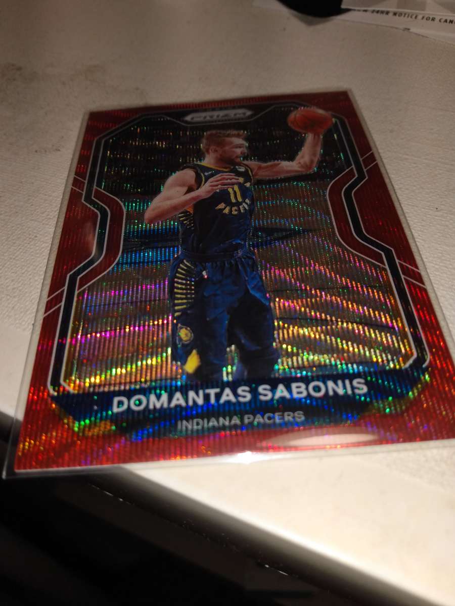 2020 2021 panini orange refractor Domantas sabonis