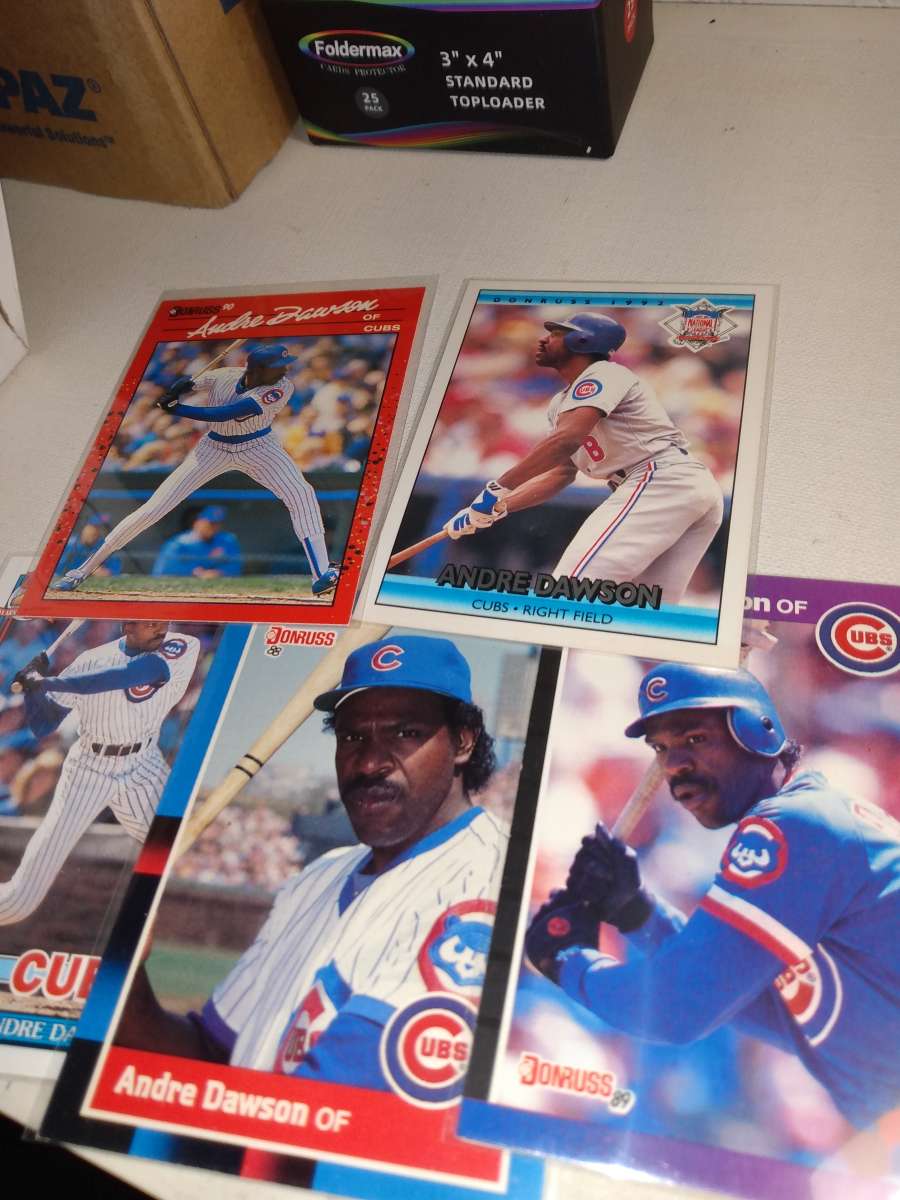 six card lot Andre Dawson the hawk Hall of famer