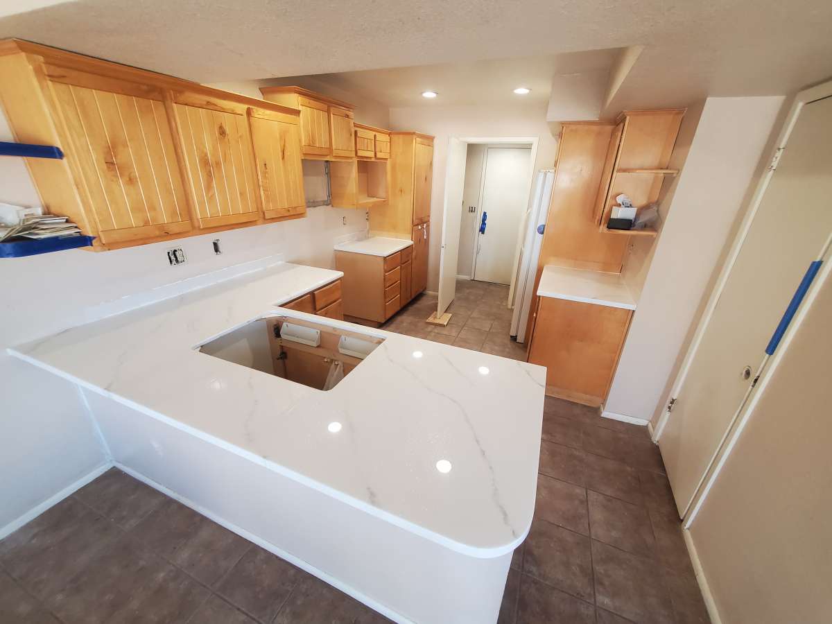 kitchen refinishing with epoxy resin