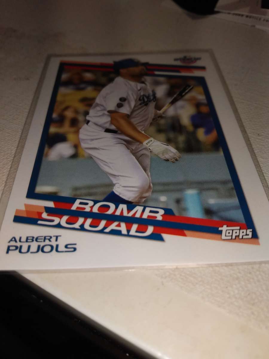 Topps 2022 opening day bomb squad Albert pujols