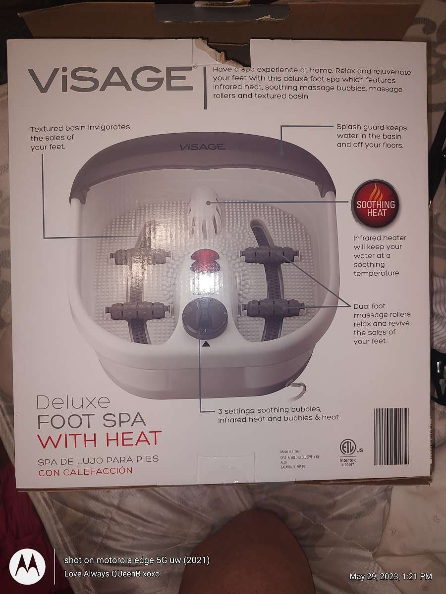 brand new heated foot massage spa