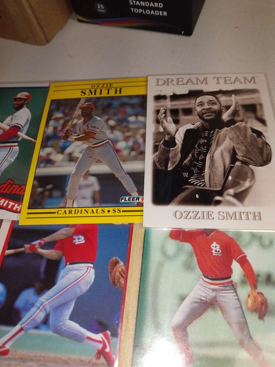 six card line the wizard Ozzie Smith Hall of famer